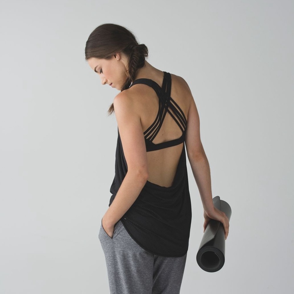 Purple lululemon Wild Strappy Back Tank Top